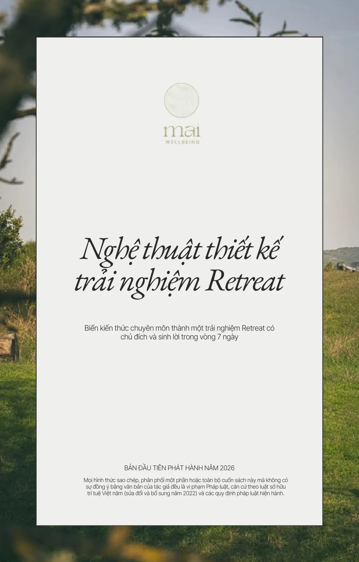 Nghệ thuật thiết kế trải nghiệm Retreat — book cover